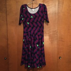 NWT LuLaRoe Nicole dress size large
